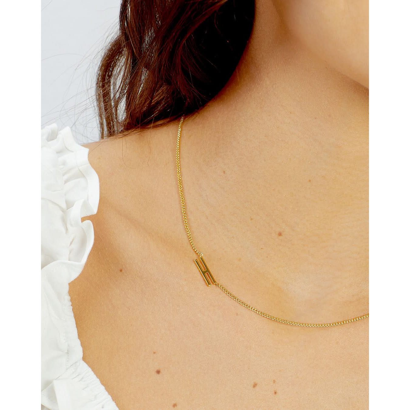 Wilder Alphabet Necklace ONNEA Jewelry