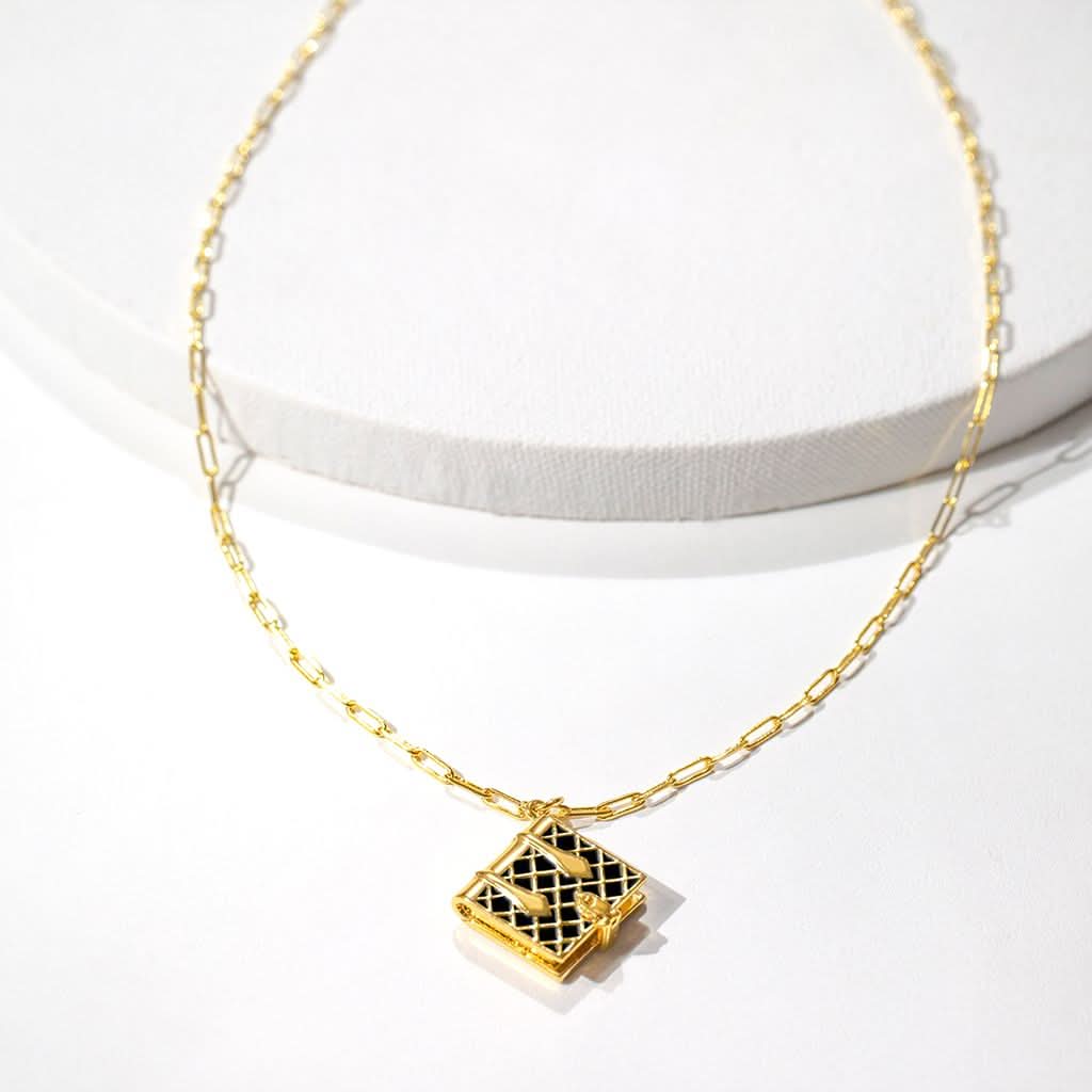 Secret Diary Book Locket ONNEA Jewelry