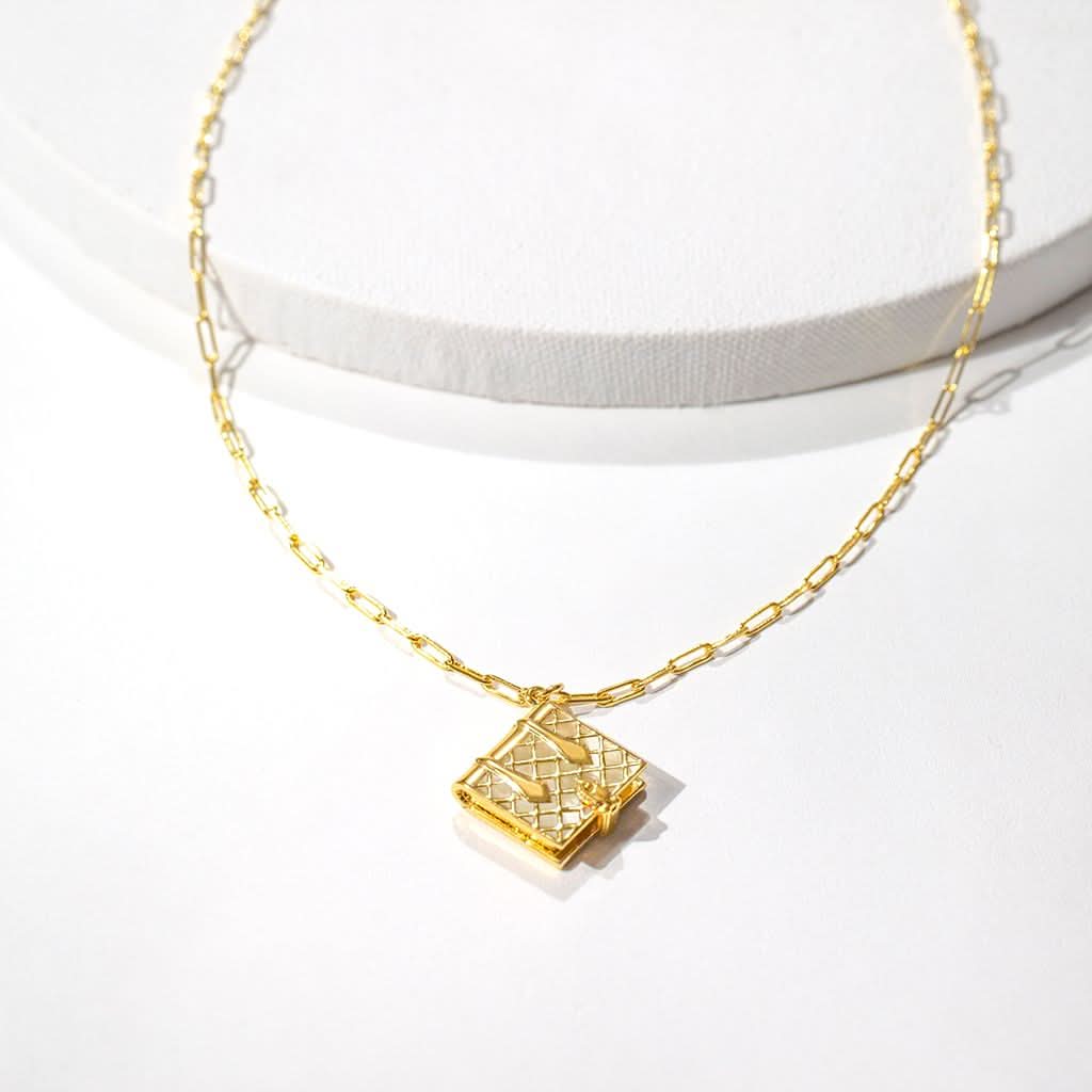 Secret Diary Book Locket ONNEA Jewelry