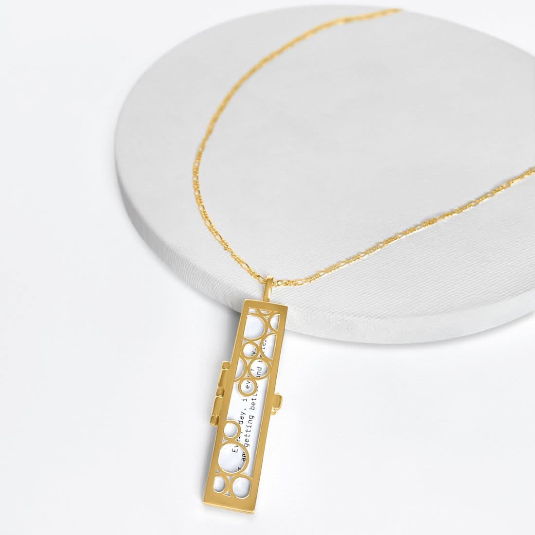 Cascading Circles Fortune Locket ONNEA Jewelry