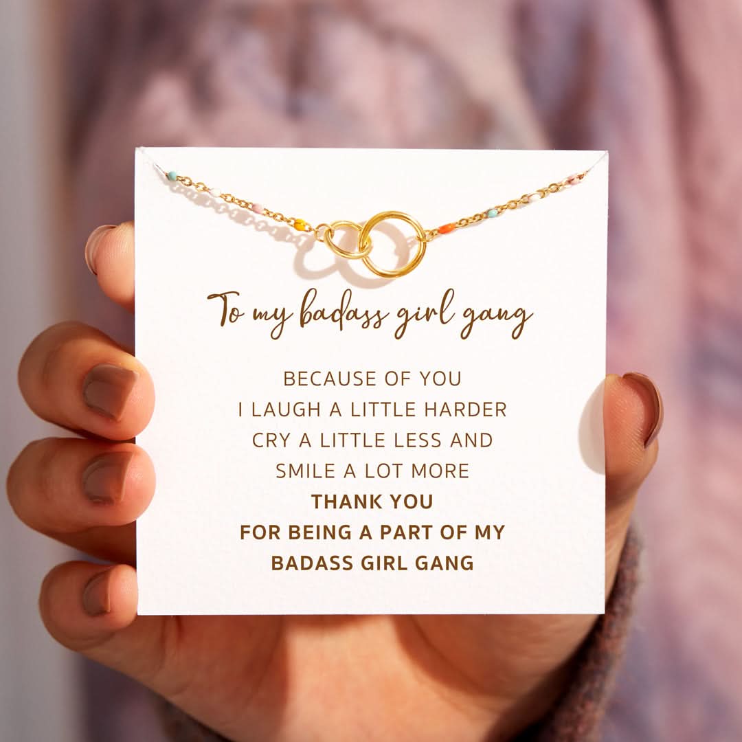 Badass Girl Gang Interlocking Friendship Bracelet-Christmas Gift ONNEA Jewelry