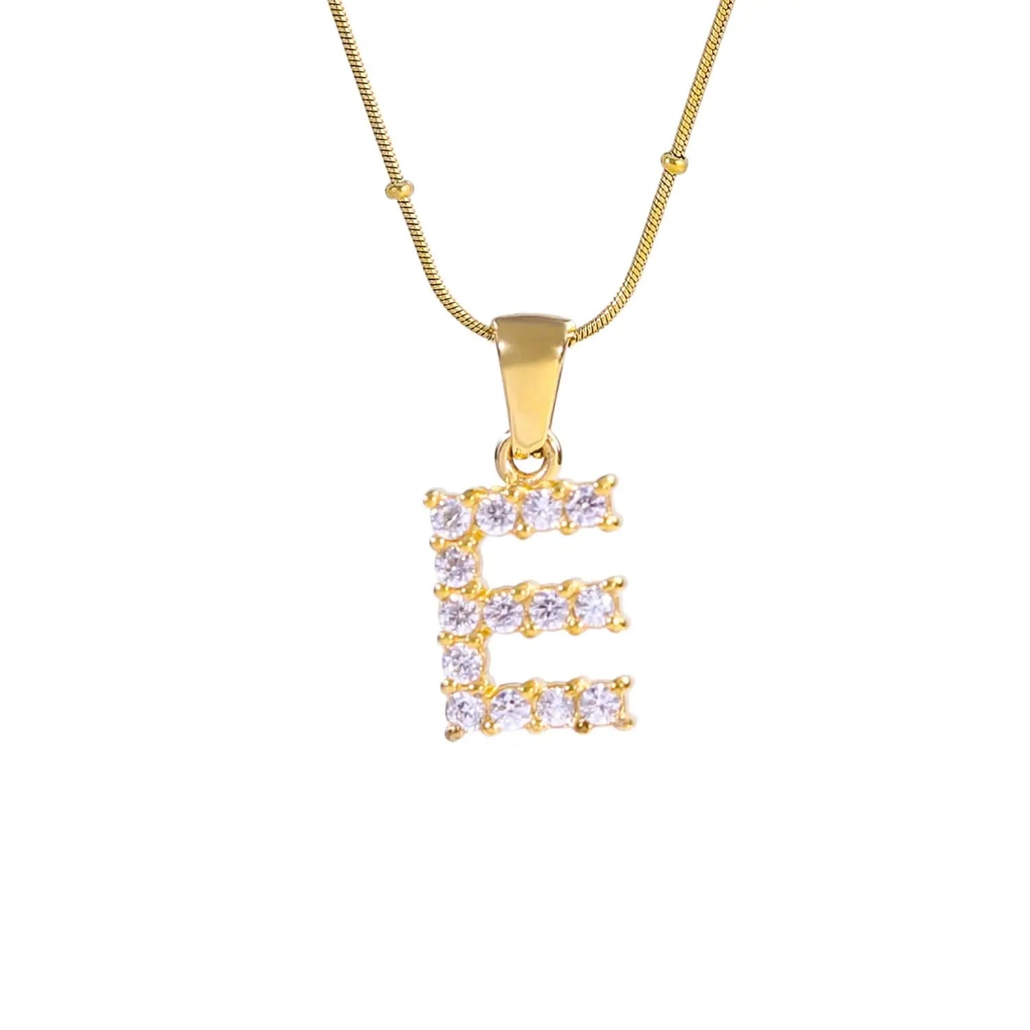 Diamond - Embellished Initial Necklaces ONNEA Jewelry
