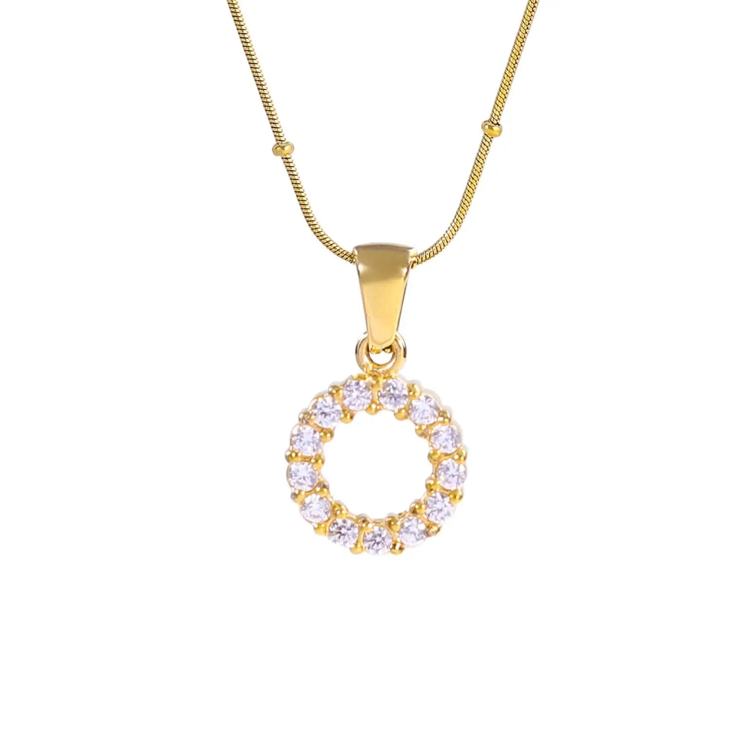 Diamond - Embellished Initial Necklaces ONNEA Jewelry