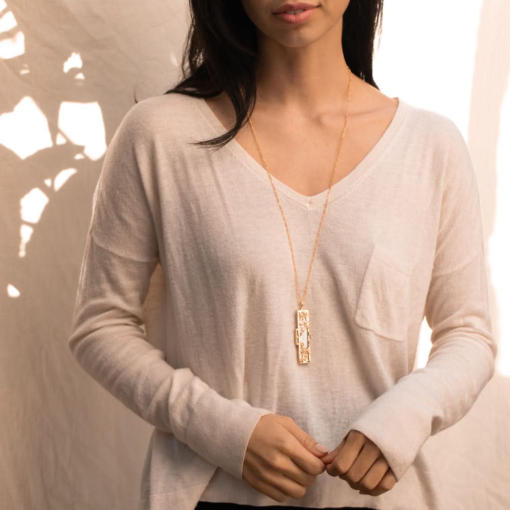 Flowered Vines Fortune Locket ONNEA Jewelry