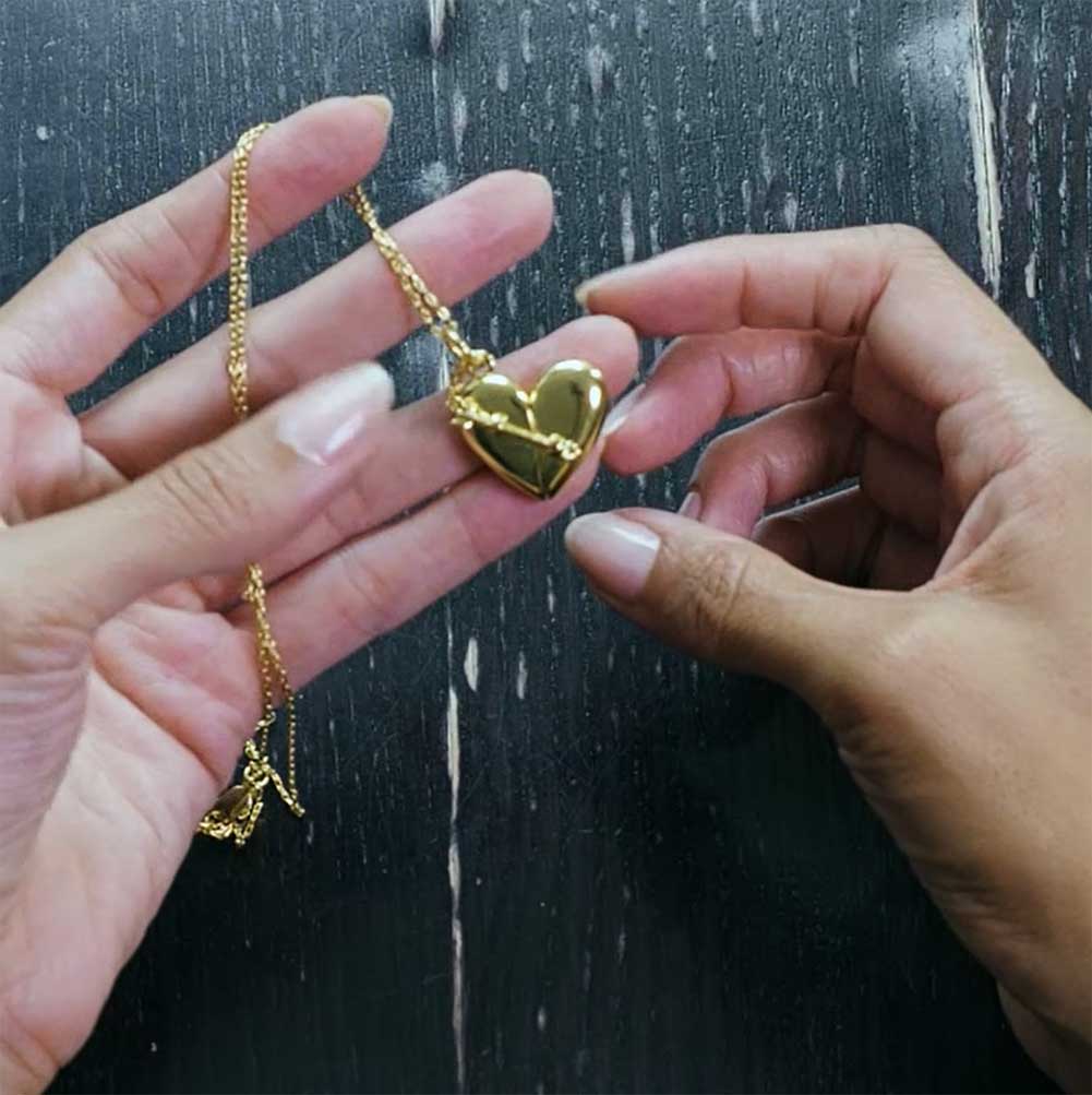 Heart + Arrow Locket ONNEA Jewelry