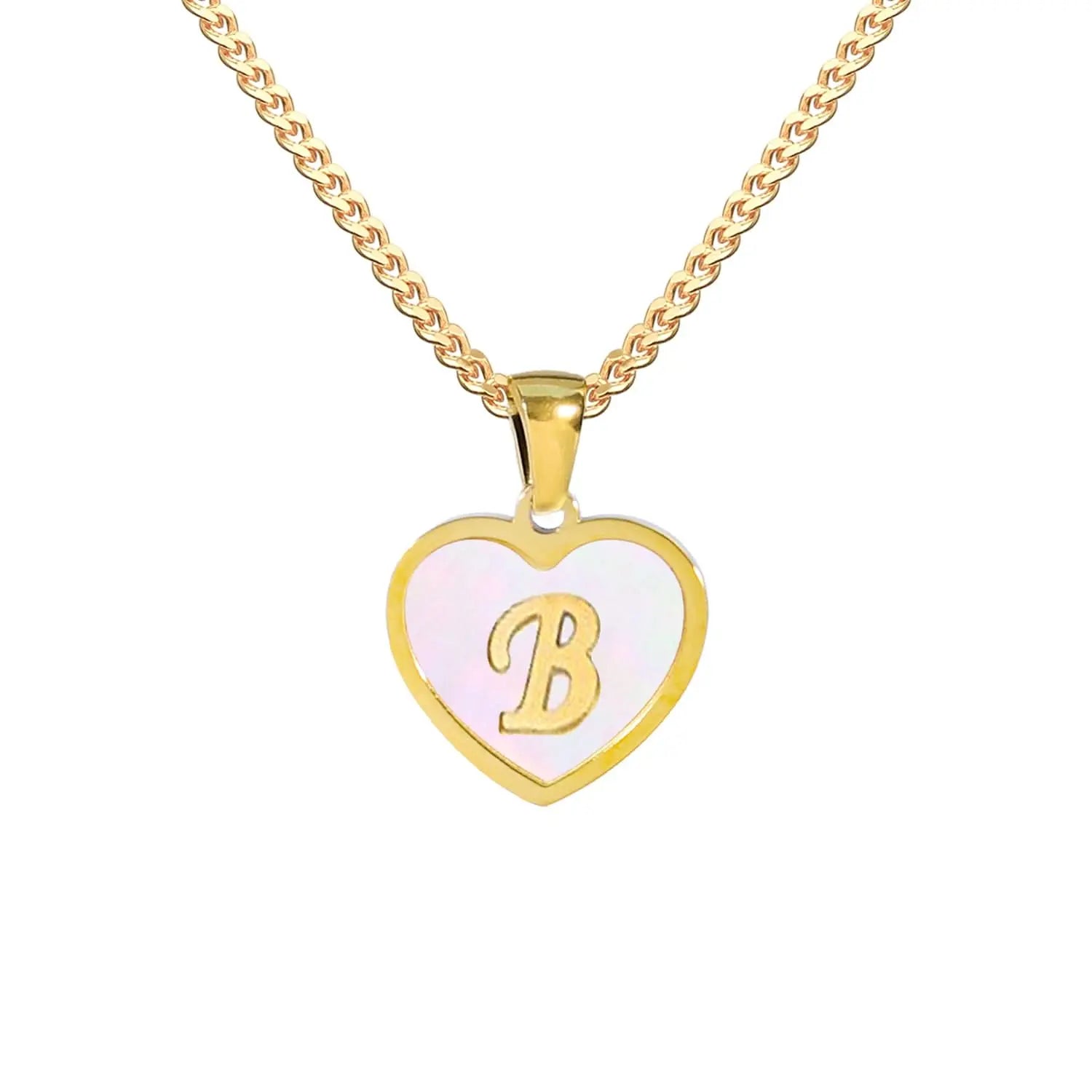 Heart - shaped Initial Necklaces ONNEA Jewelry