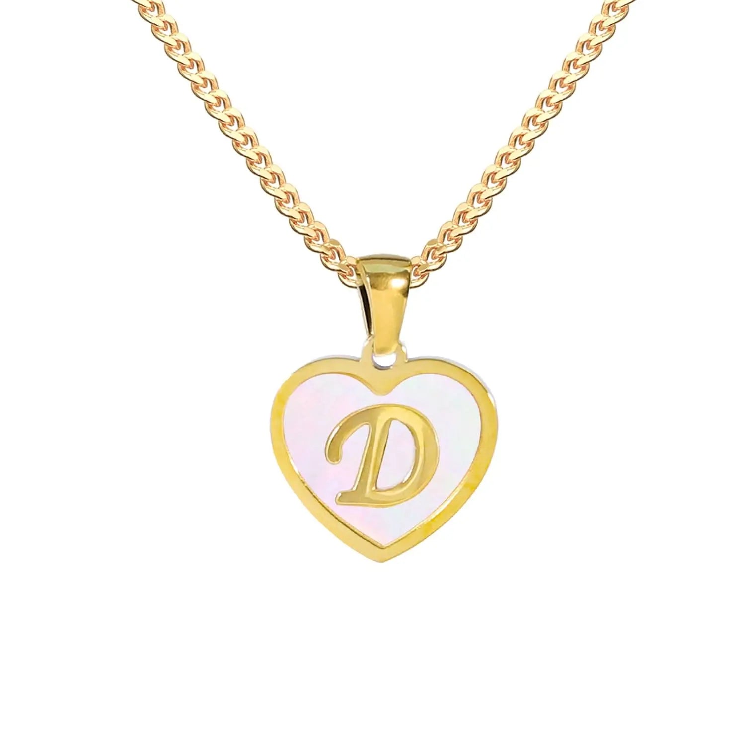 Heart - shaped Initial Necklaces ONNEA Jewelry