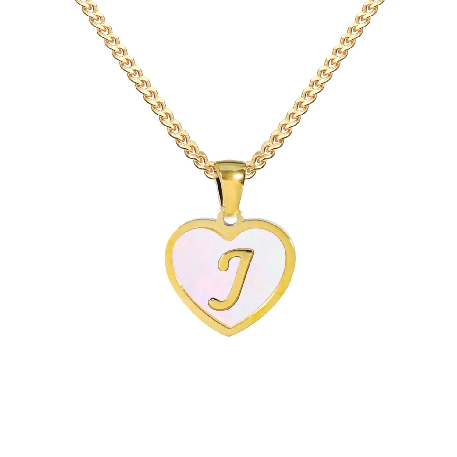 Heart - shaped Initial Necklaces ONNEA Jewelry