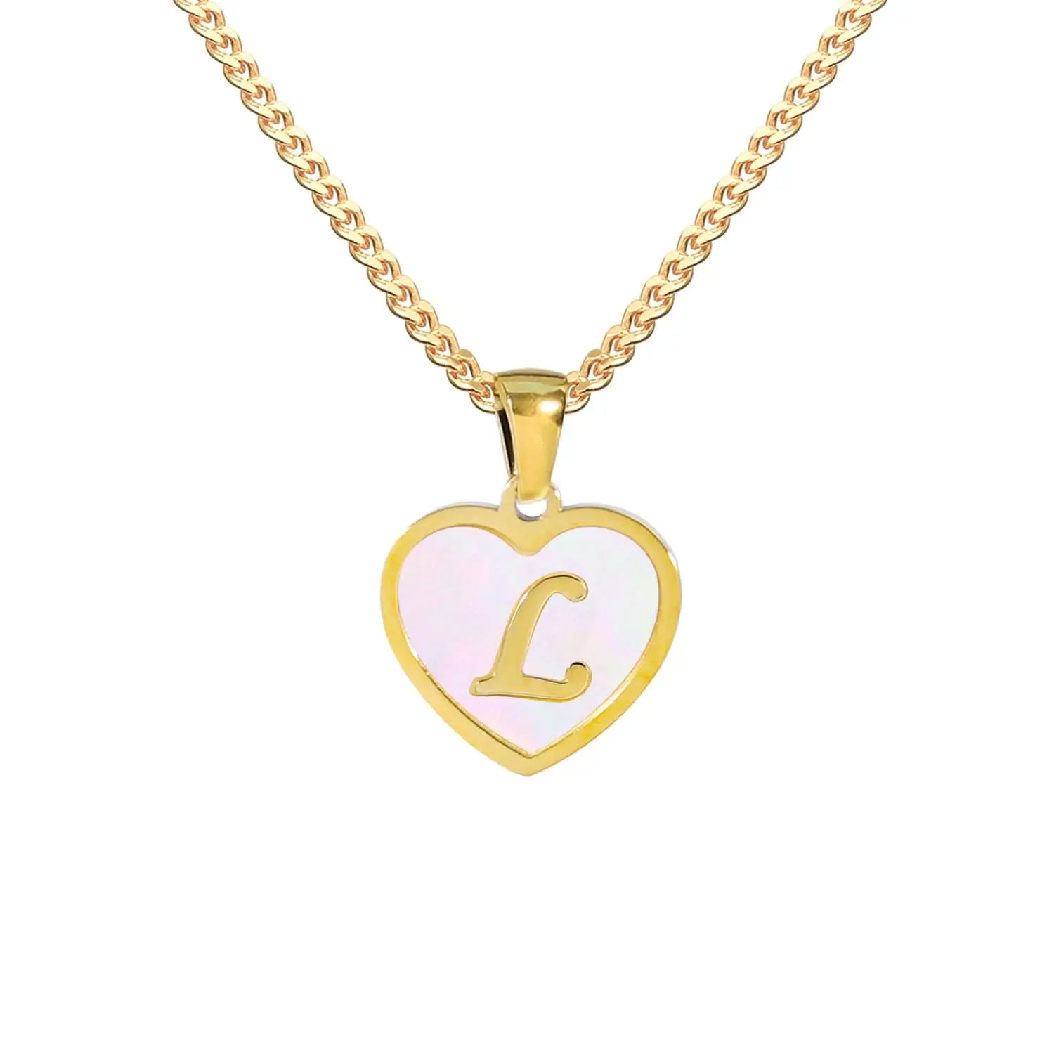 Heart - shaped Initial Necklaces ONNEA Jewelry