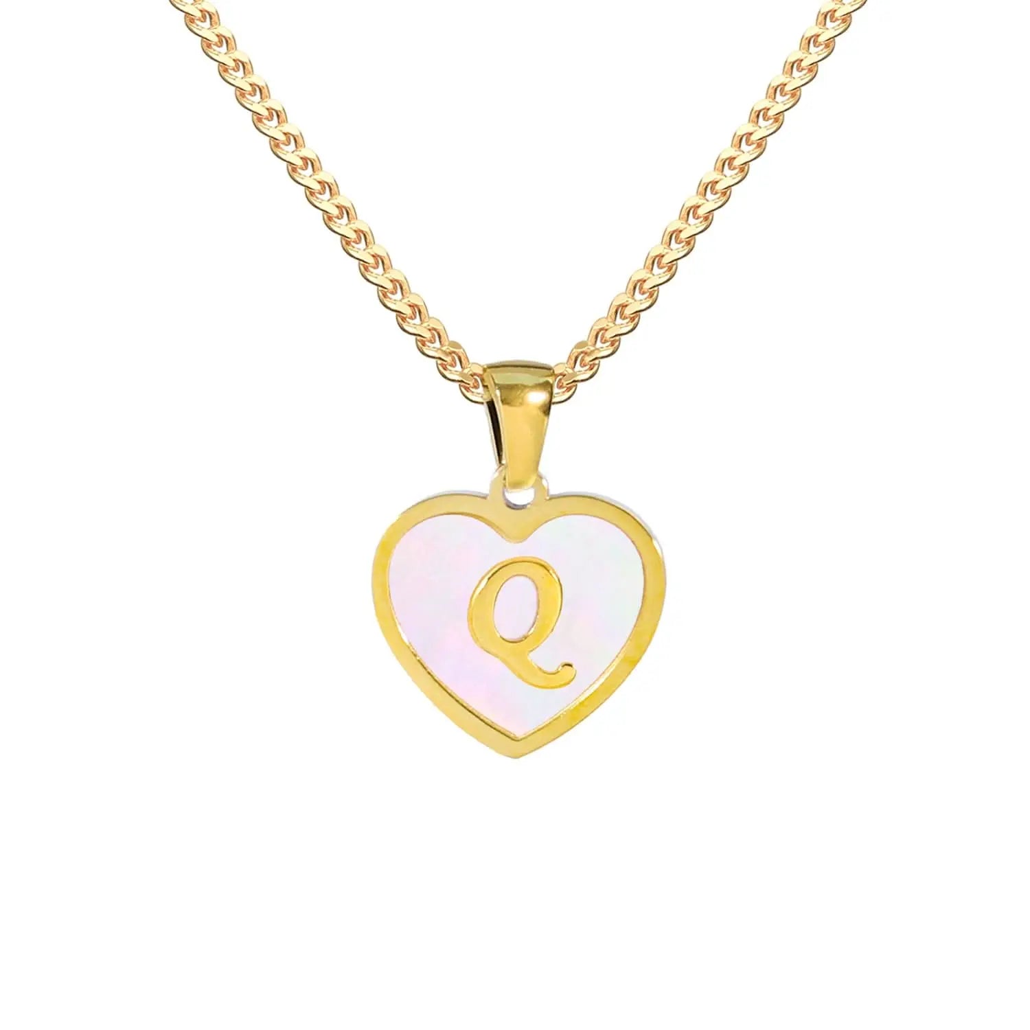 Heart - shaped Initial Necklaces ONNEA Jewelry