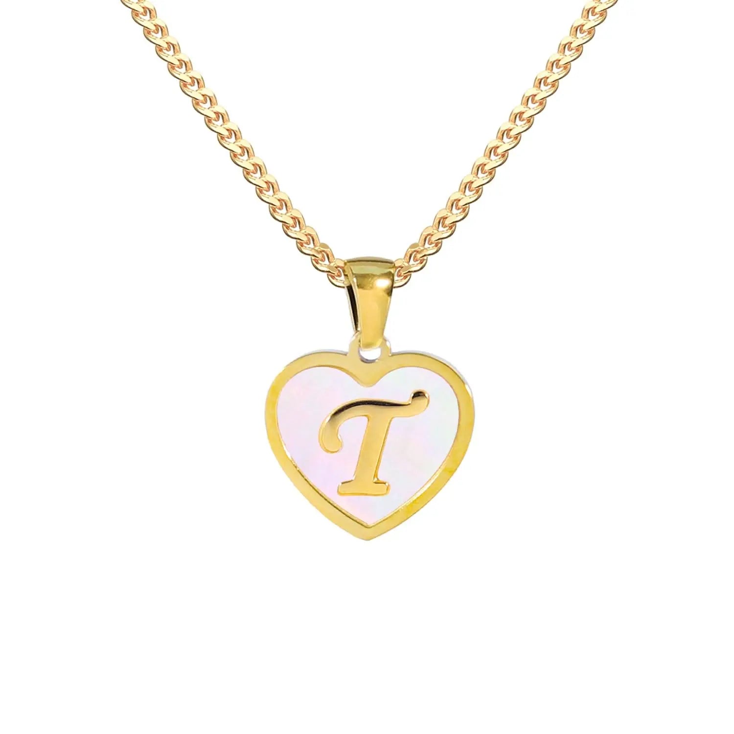 Heart - shaped Initial Necklaces ONNEA Jewelry