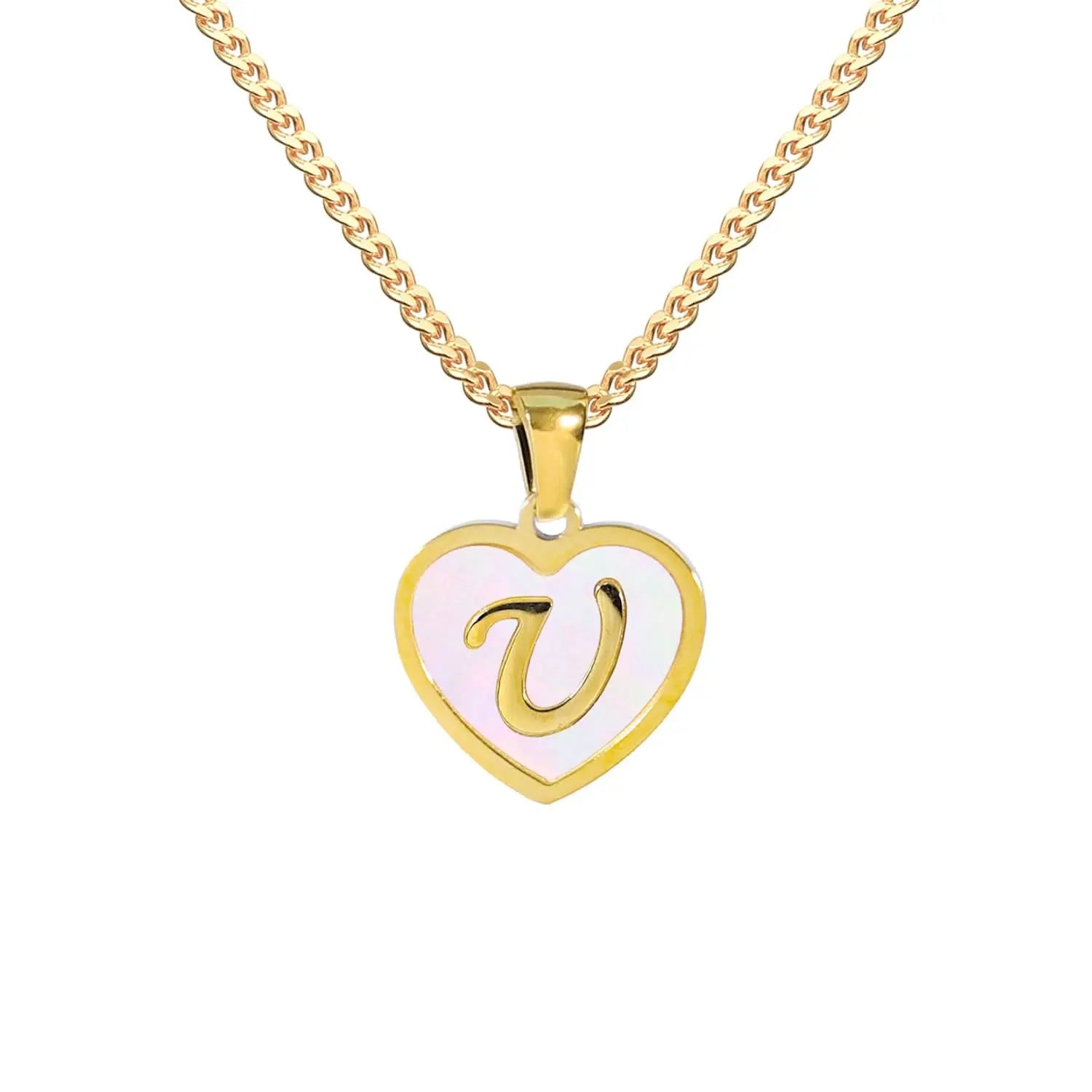 Heart - shaped Initial Necklaces ONNEA Jewelry