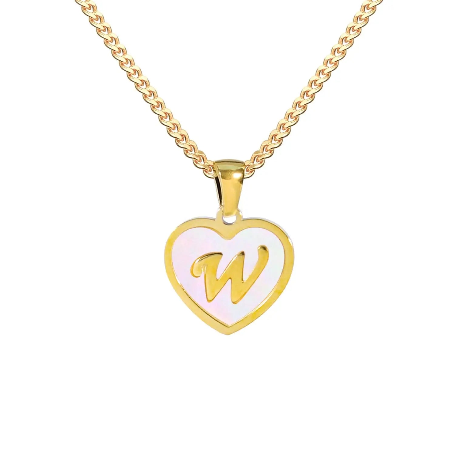 Heart - shaped Initial Necklaces ONNEA Jewelry