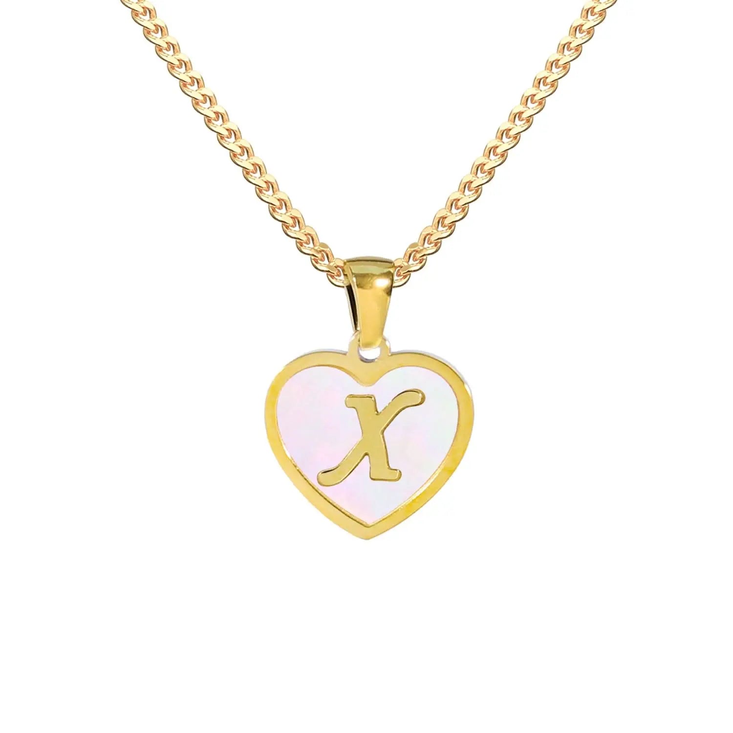Heart - shaped Initial Necklaces ONNEA Jewelry