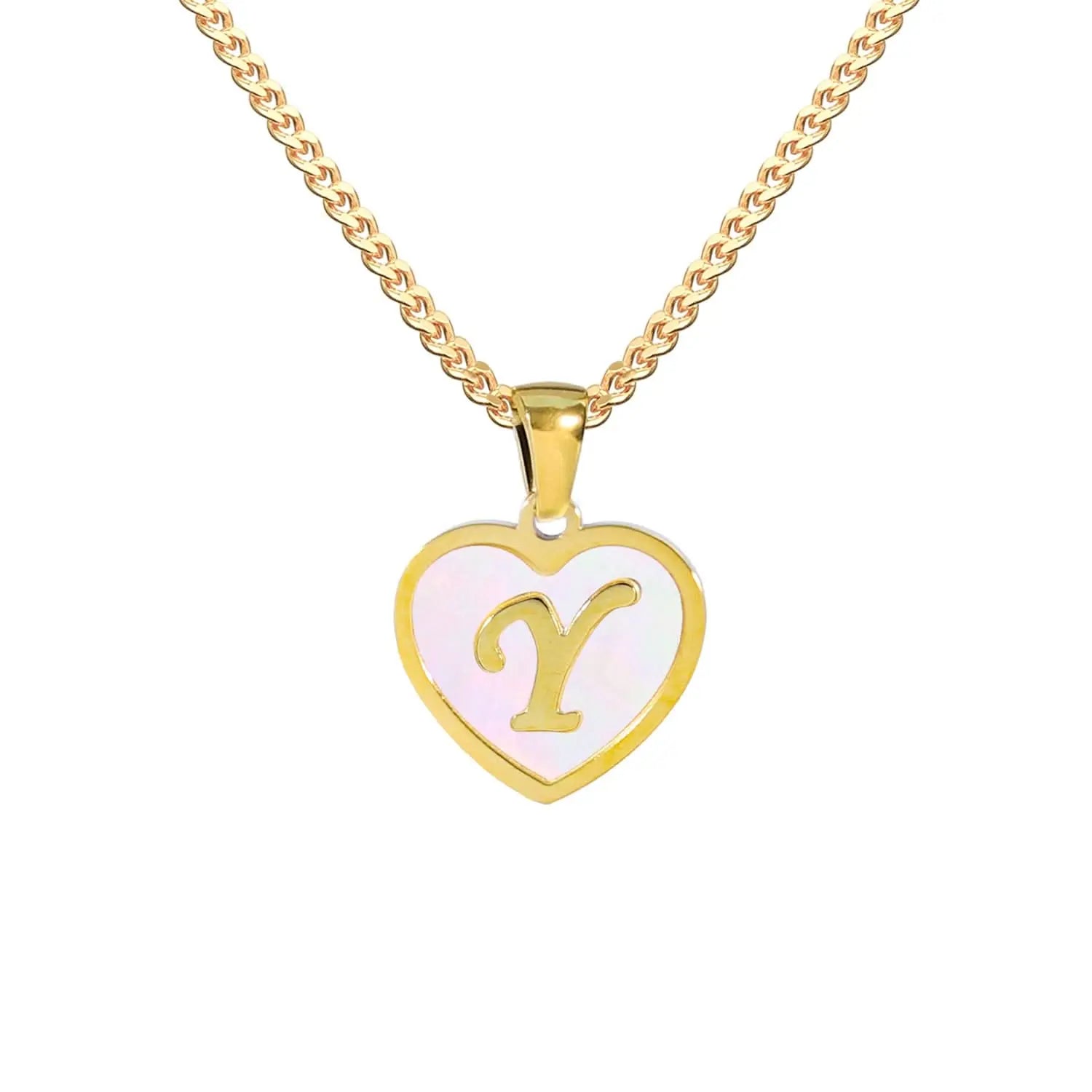 Heart - shaped Initial Necklaces ONNEA Jewelry