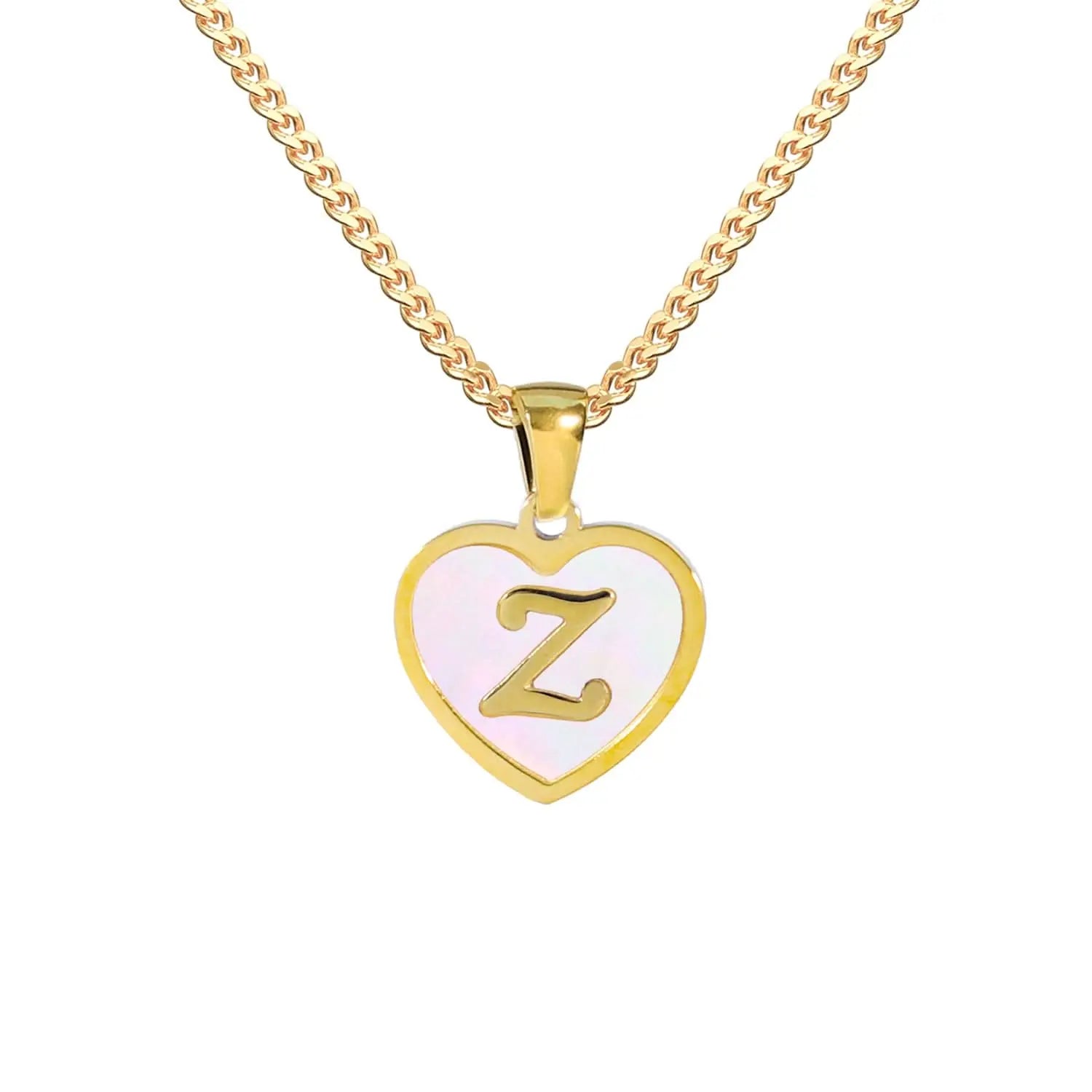 Heart - shaped Initial Necklaces ONNEA Jewelry