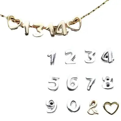 Bubble Number Necklace