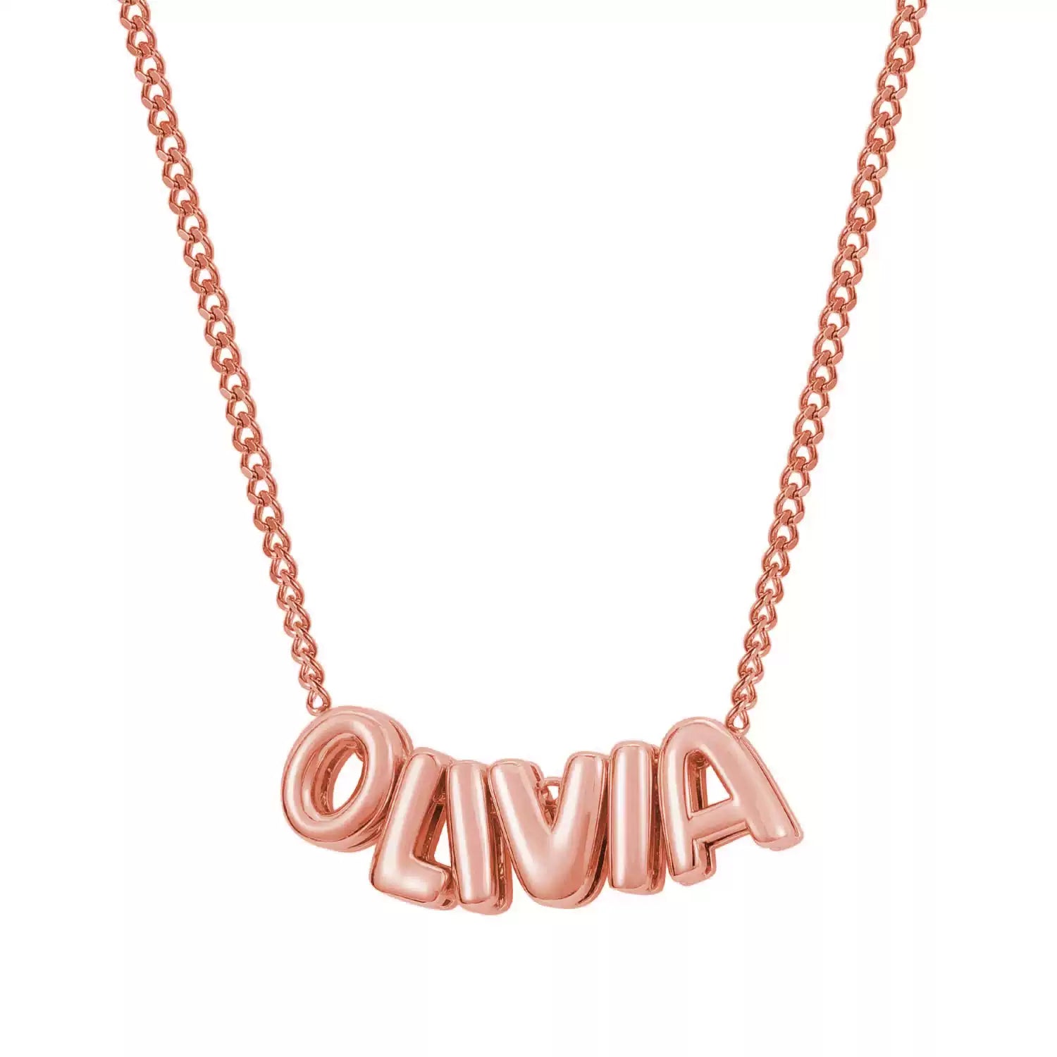 Bubble Name Necklace