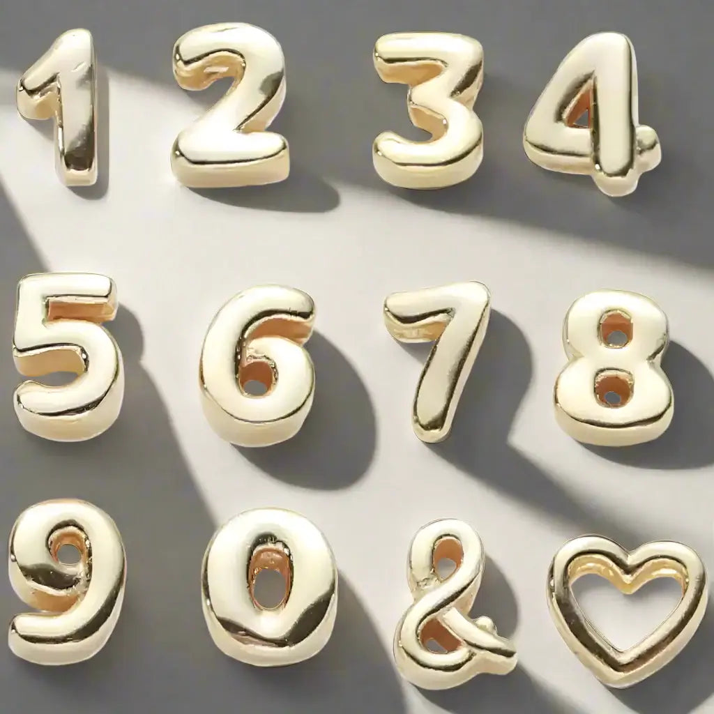 Bubble Number Necklace