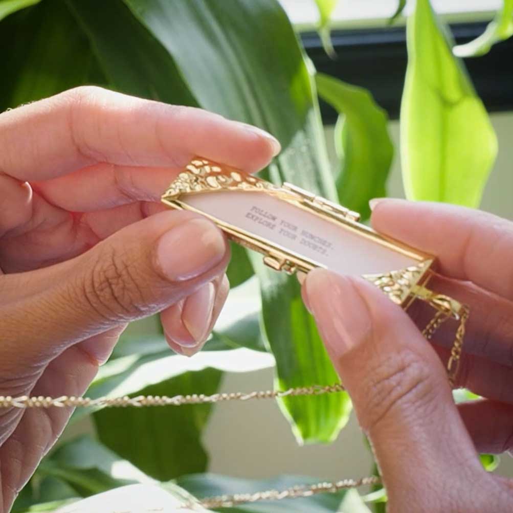 Turning Corners Fortune Locket ONNEA Jewelry