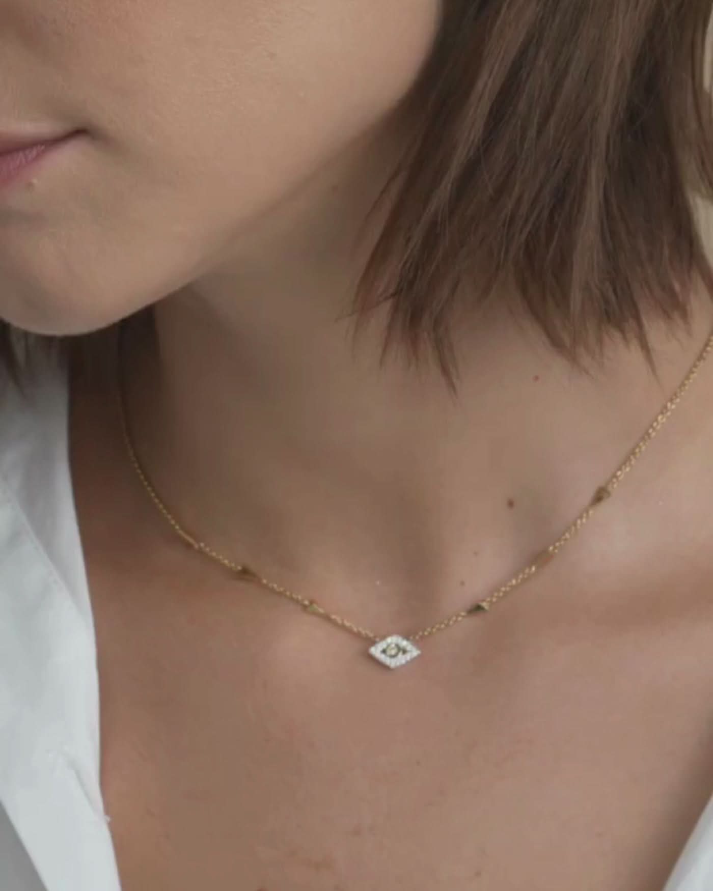 Protective Eye Adjustable Choker ONNEA Jewelry