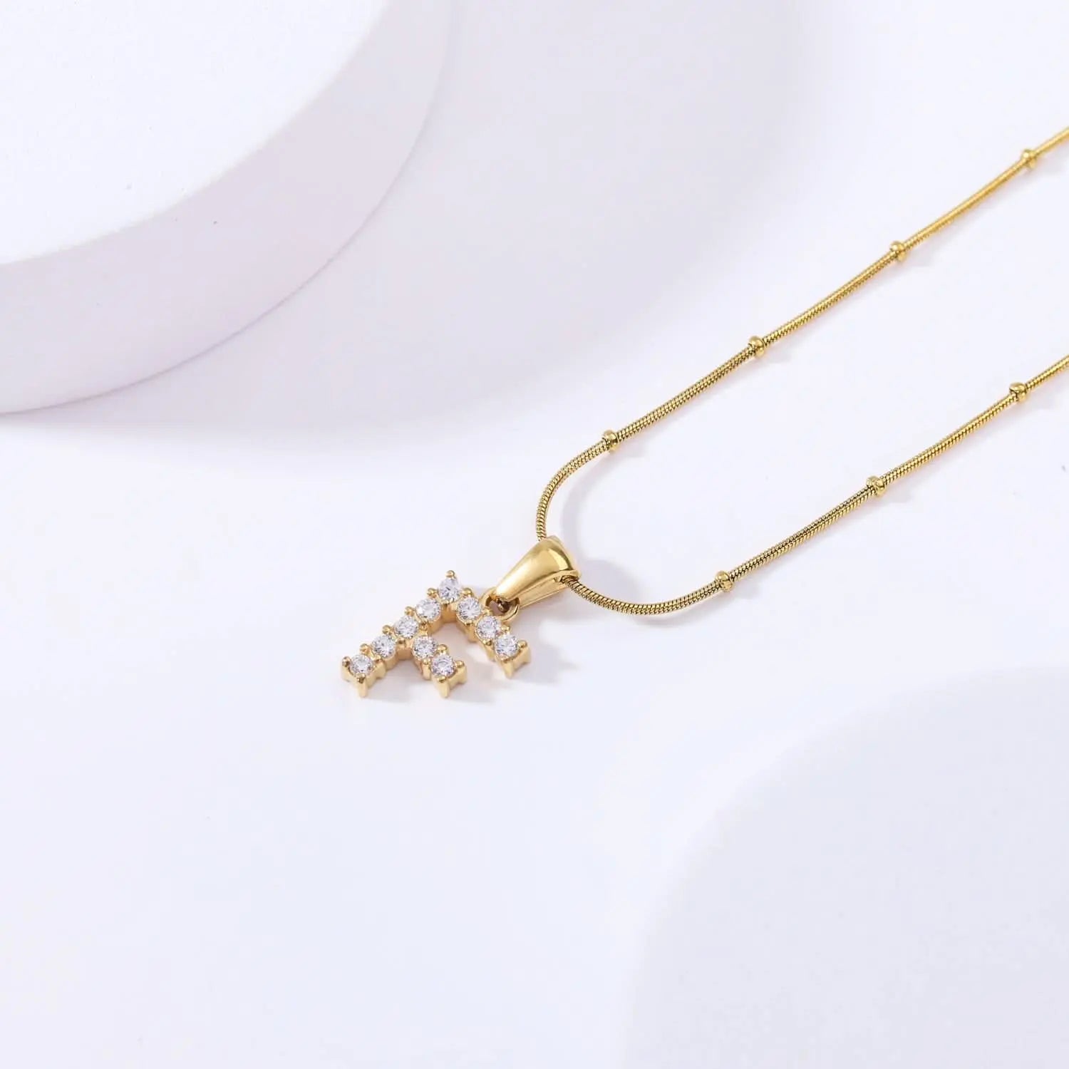 Diamond - Embellished Initial Necklaces ONNEA Jewelry