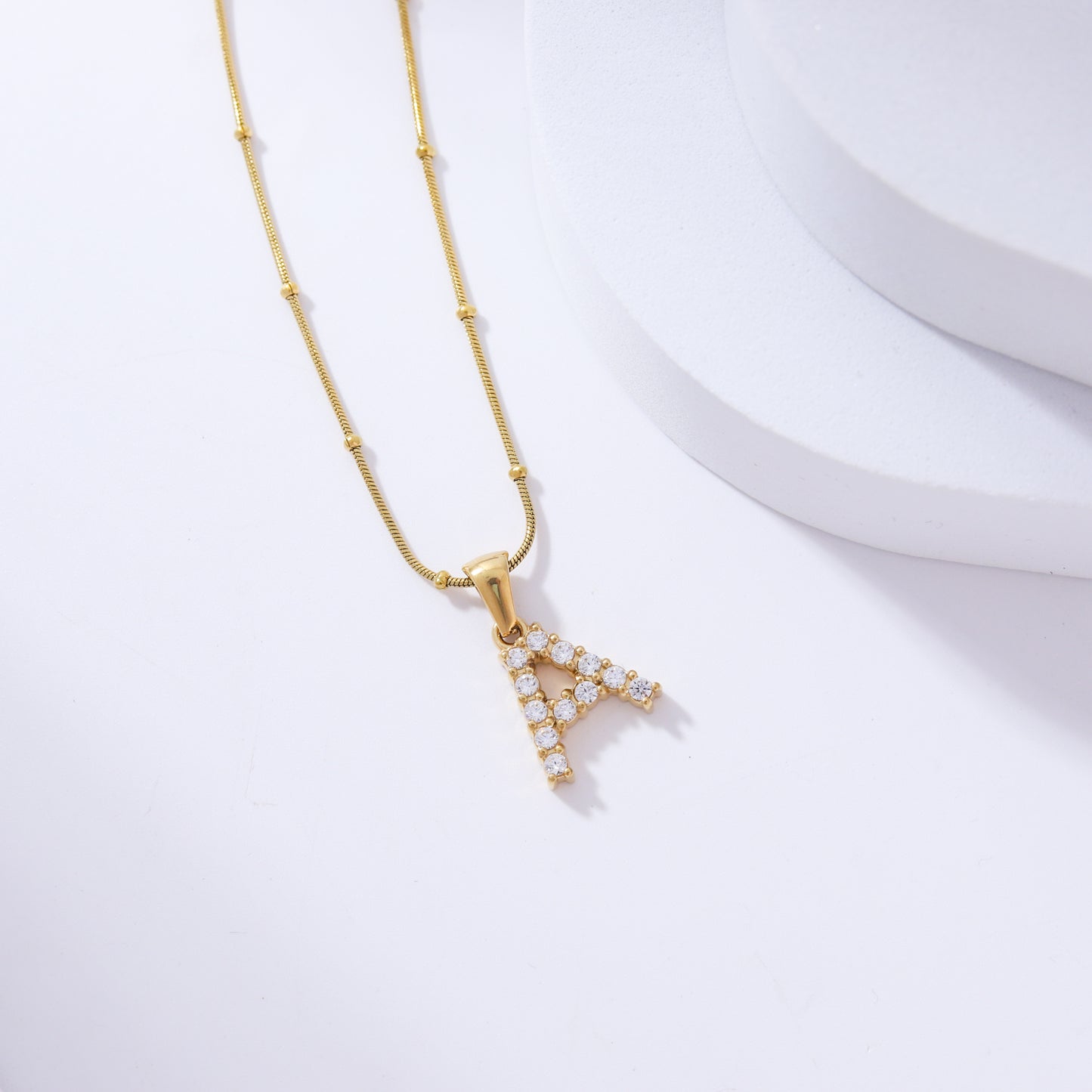 Diamond - Embellished Initial Necklaces