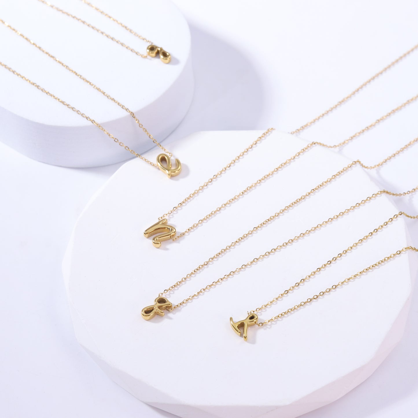 Golden Initial Necklaces: Personalize Your Style with Elegant Letters