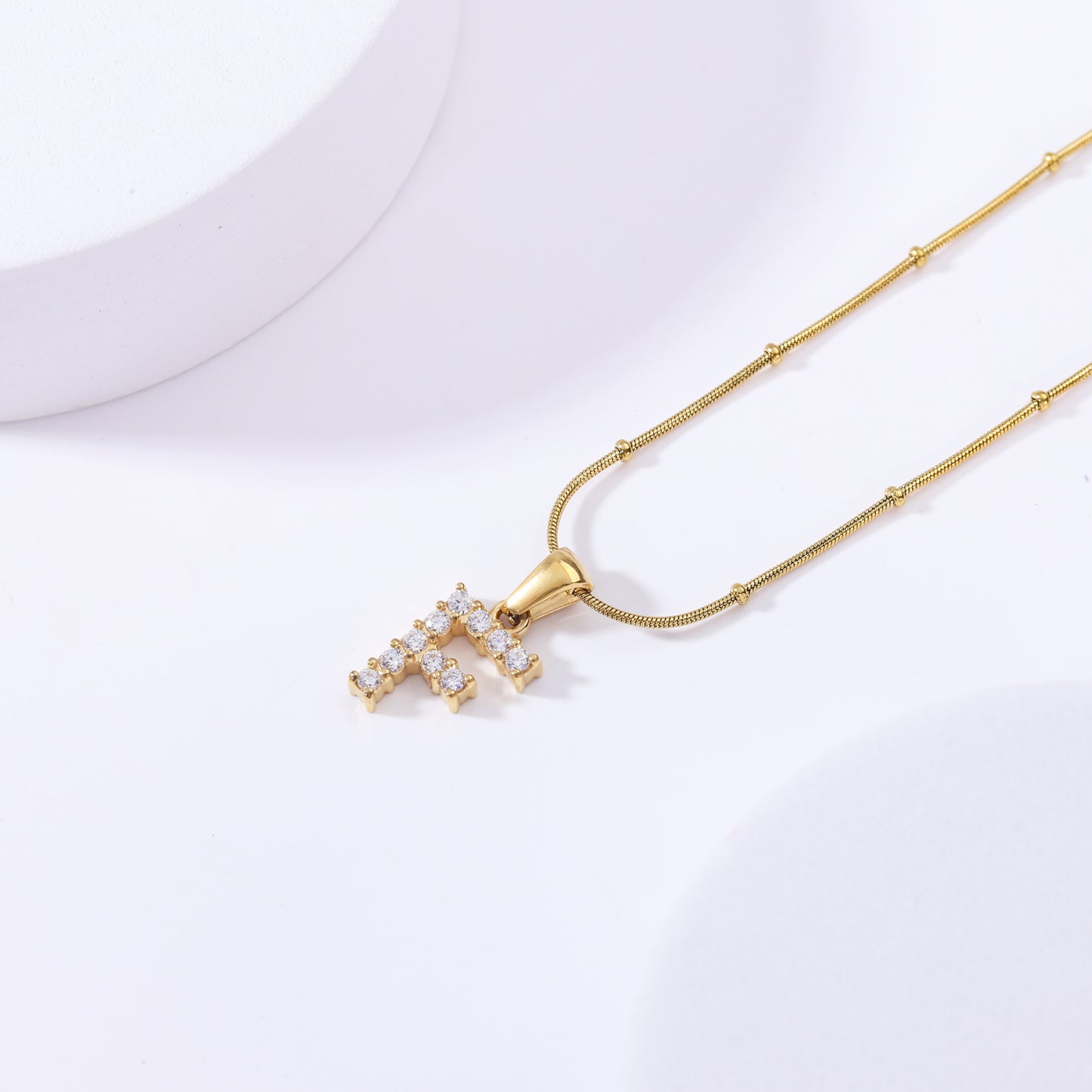 Diamond - Embellished Initial Necklaces