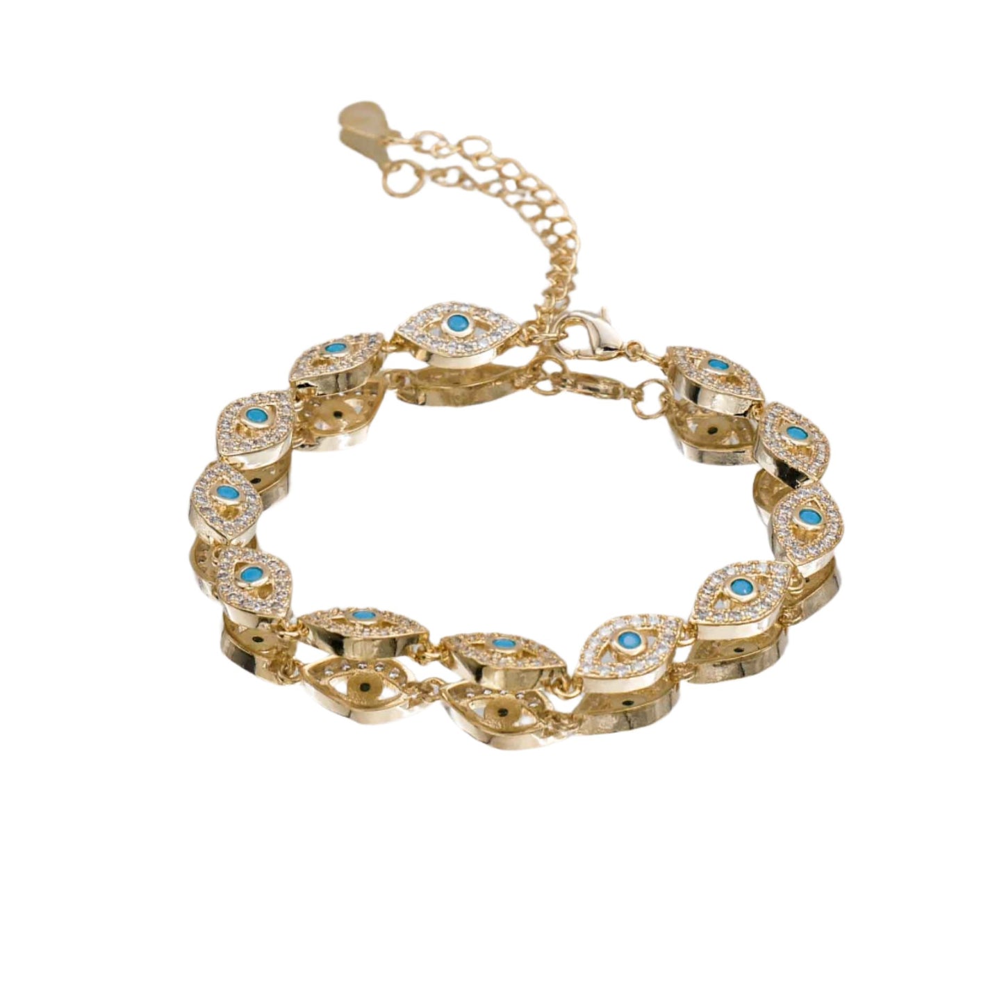 Malika Eye Bracelet | Gold