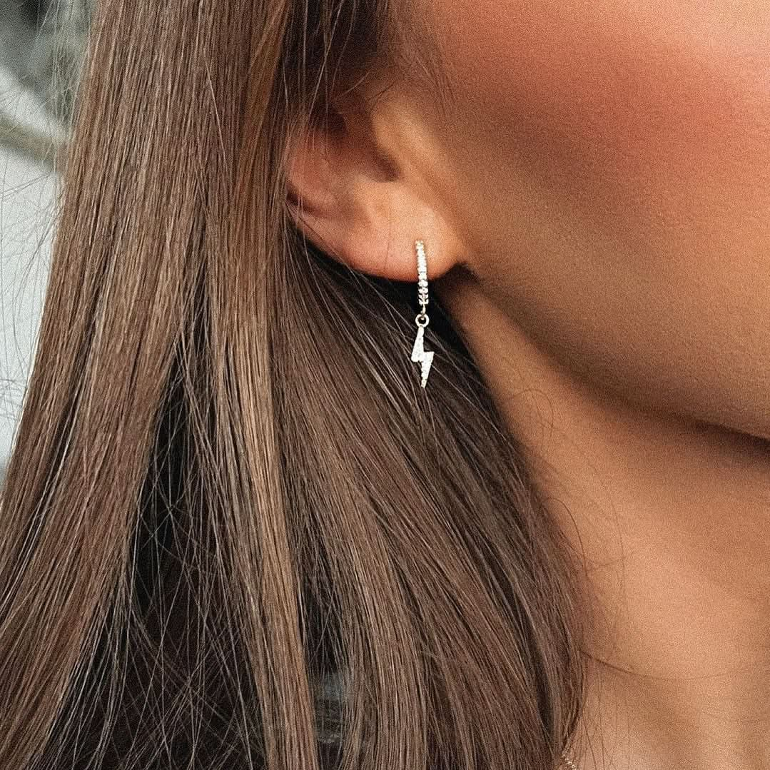 Lightning Bolt Earrings ONNEA Jewelry