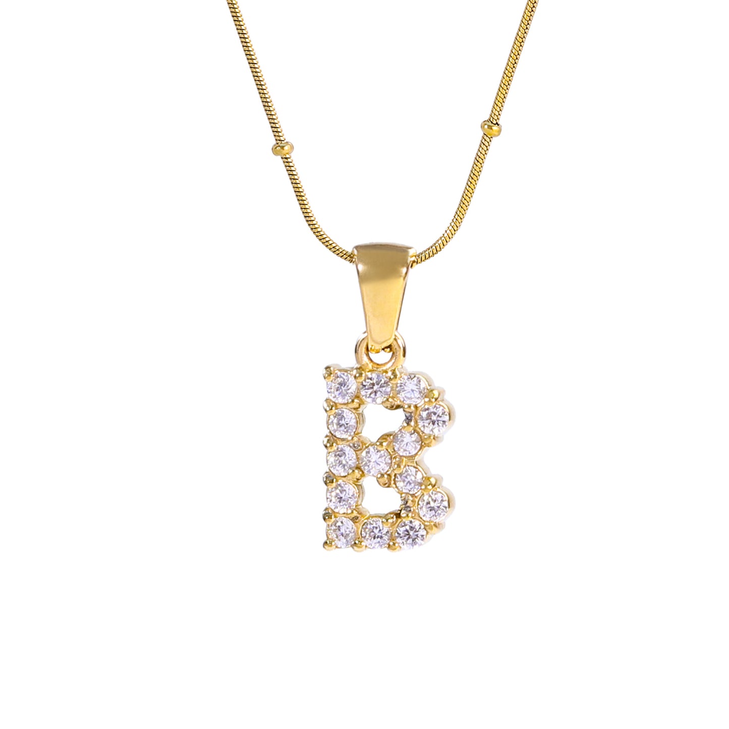 Diamond - Embellished Initial Necklaces