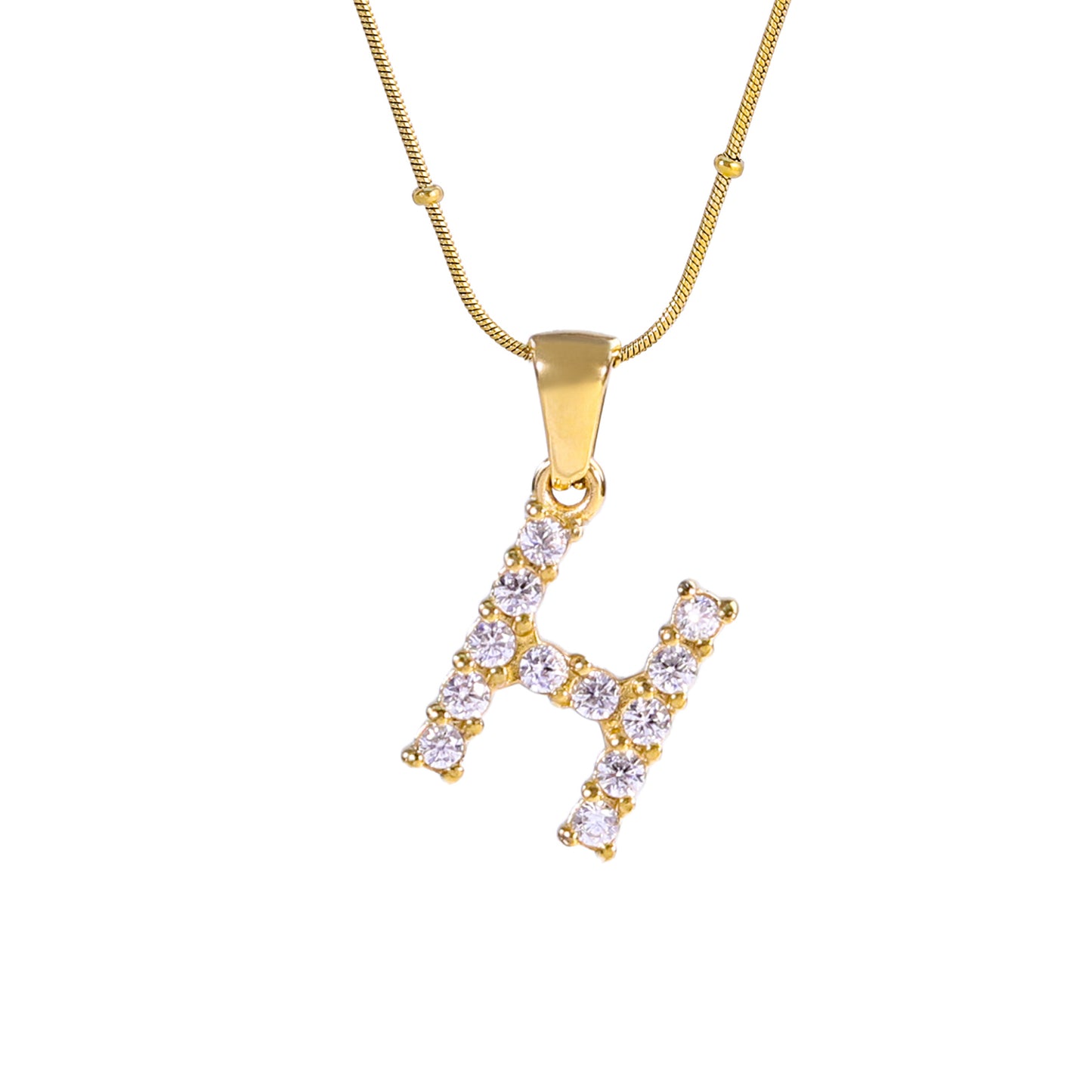 Diamond - Embellished Initial Necklaces