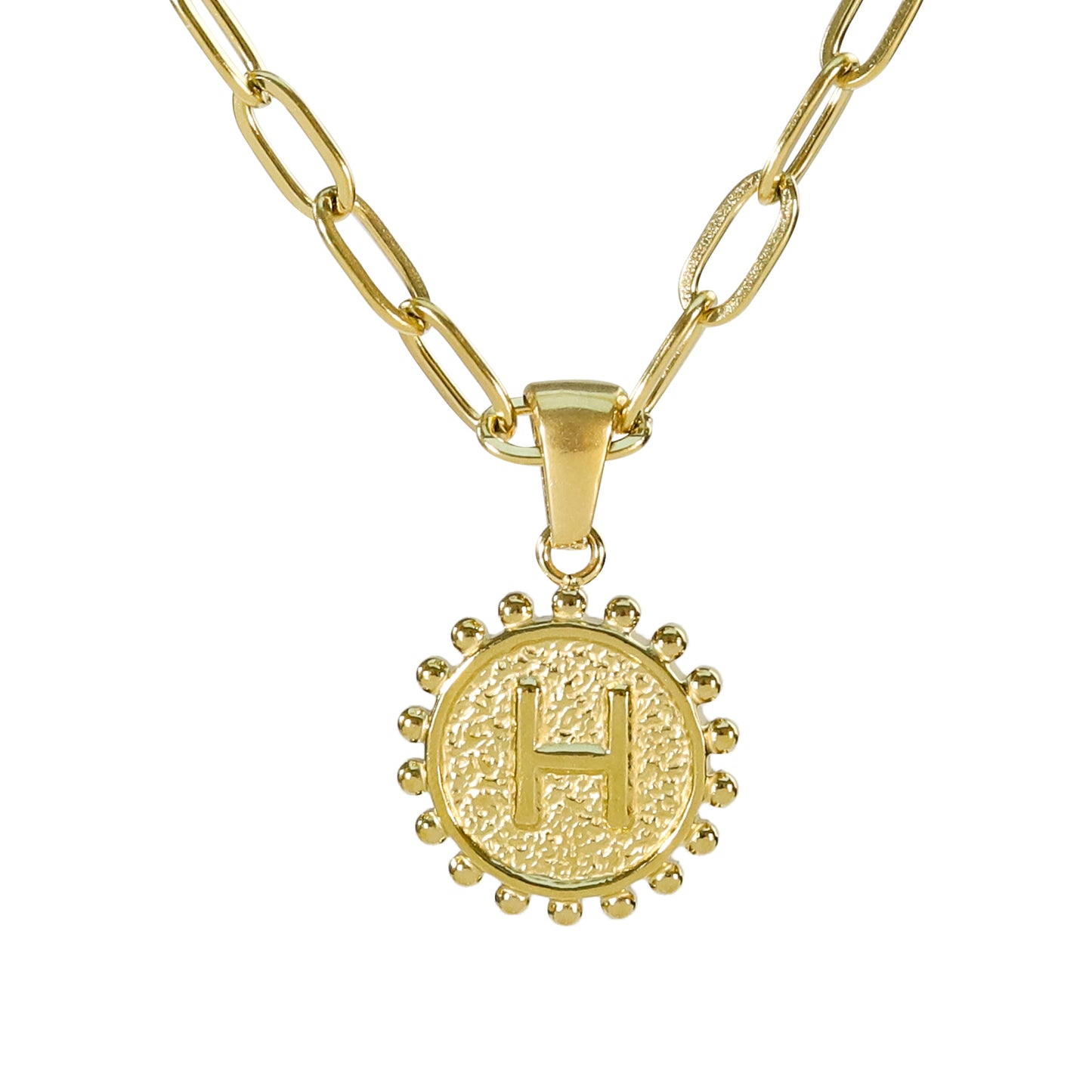 Golden Letter Necklaces with Ornate Pendants: Bold and Stylish