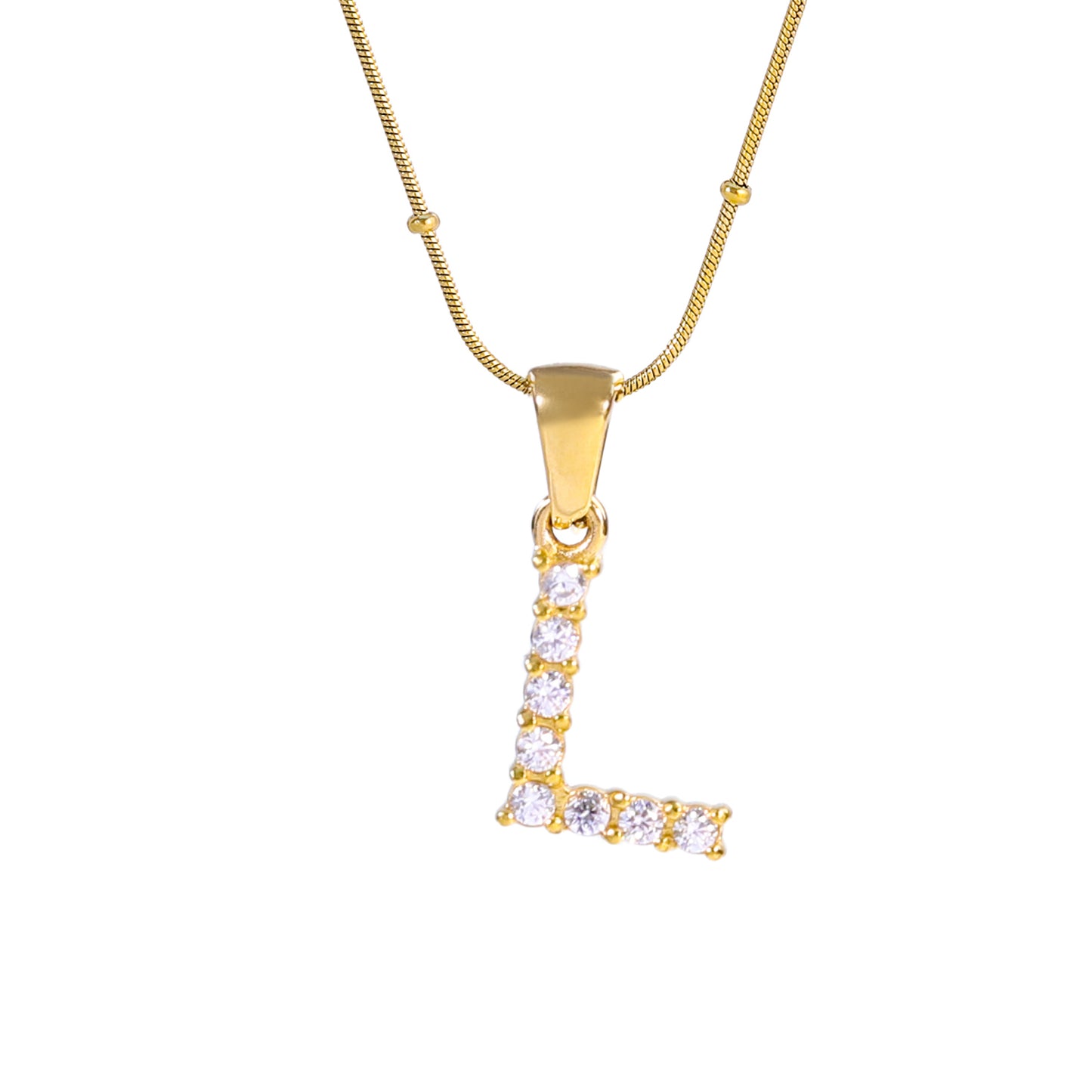 Diamond - Embellished Initial Necklaces