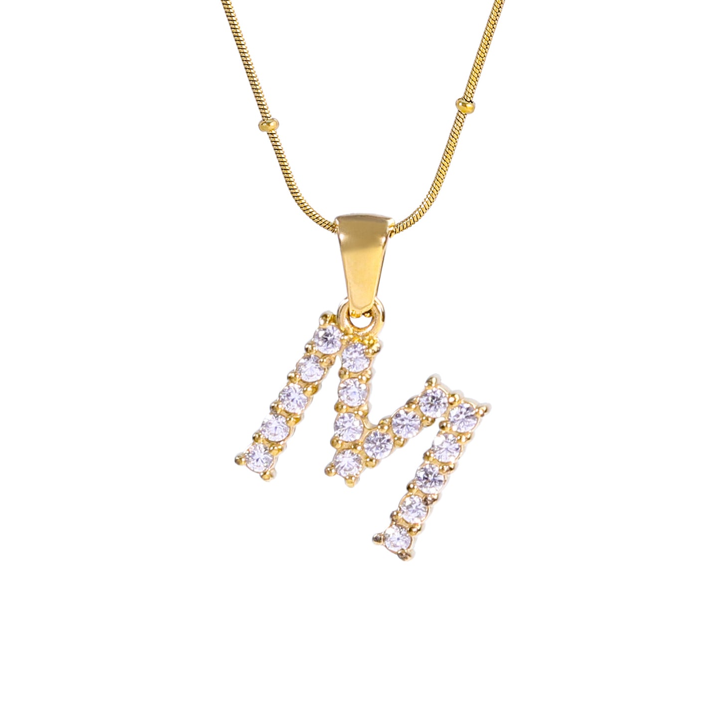 Diamond - Embellished Initial Necklaces