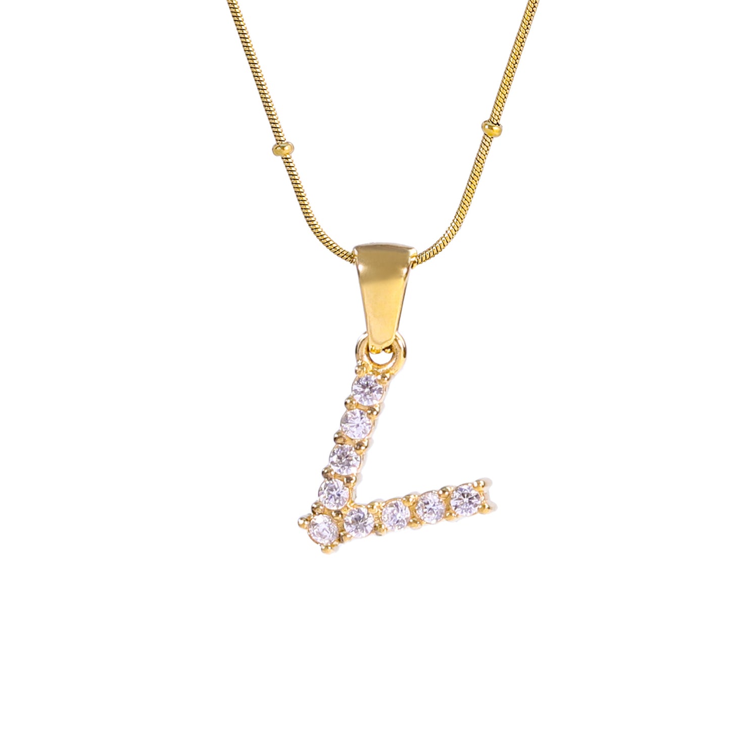 Diamond - Embellished Initial Necklaces