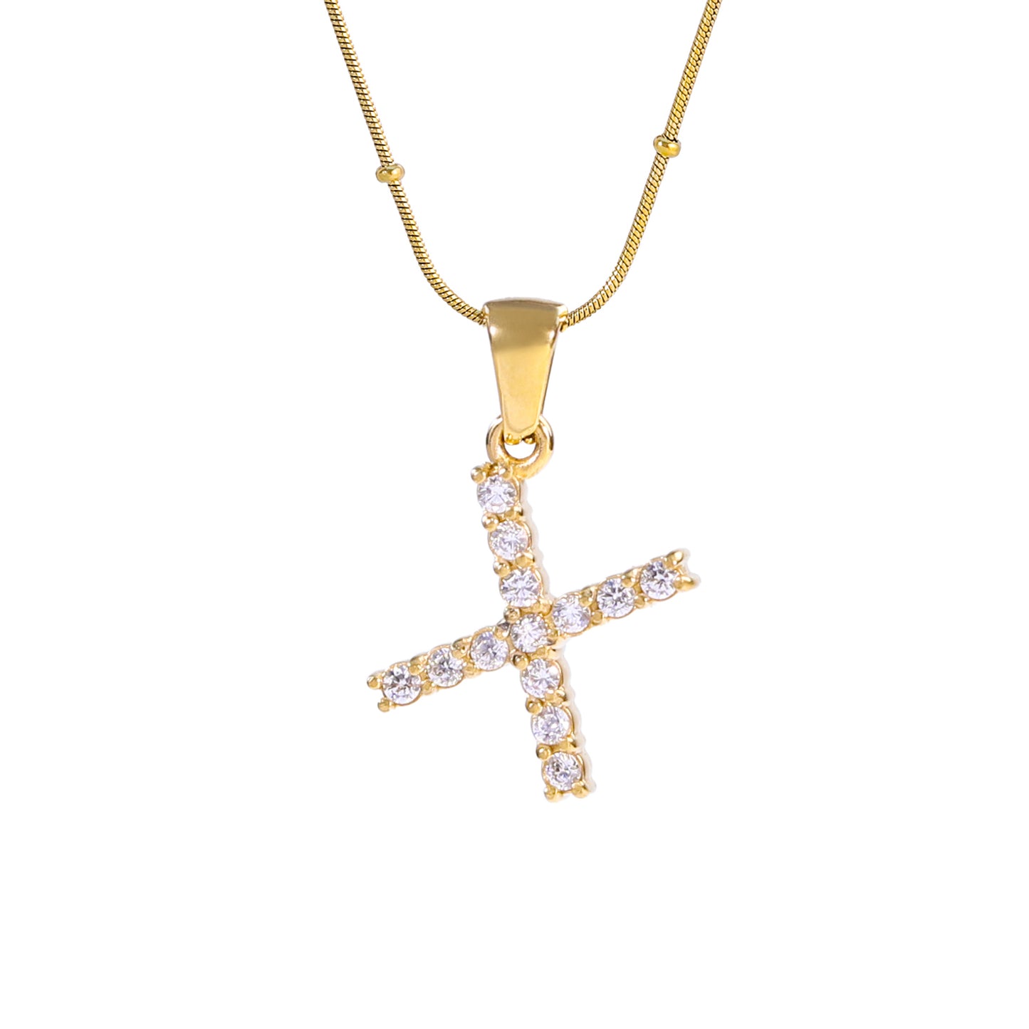 Diamond - Embellished Initial Necklaces