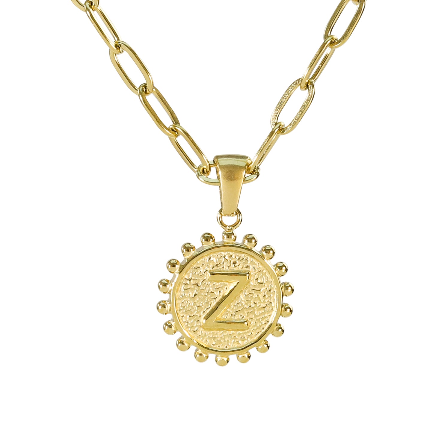 Golden Letter Necklaces with Ornate Pendants: Bold and Stylish